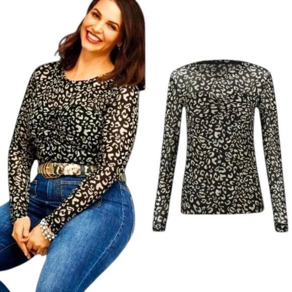 Cabi Sweetheart Long Sleeve Top - Picture 1 of 6